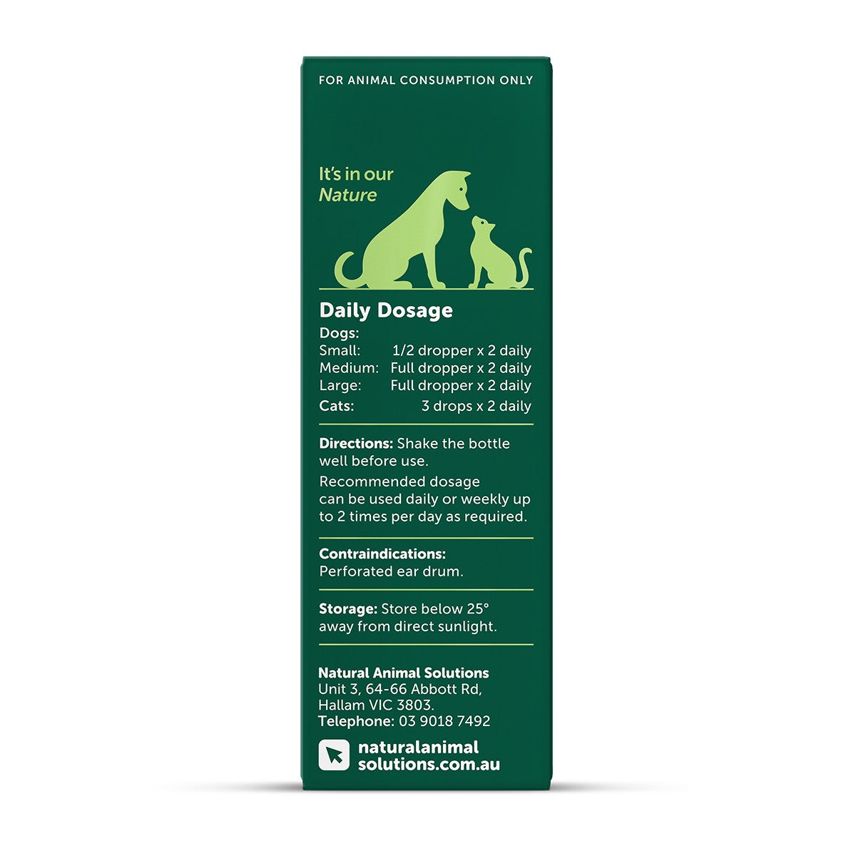 NAS Dog & Cat Ear Clear Drops