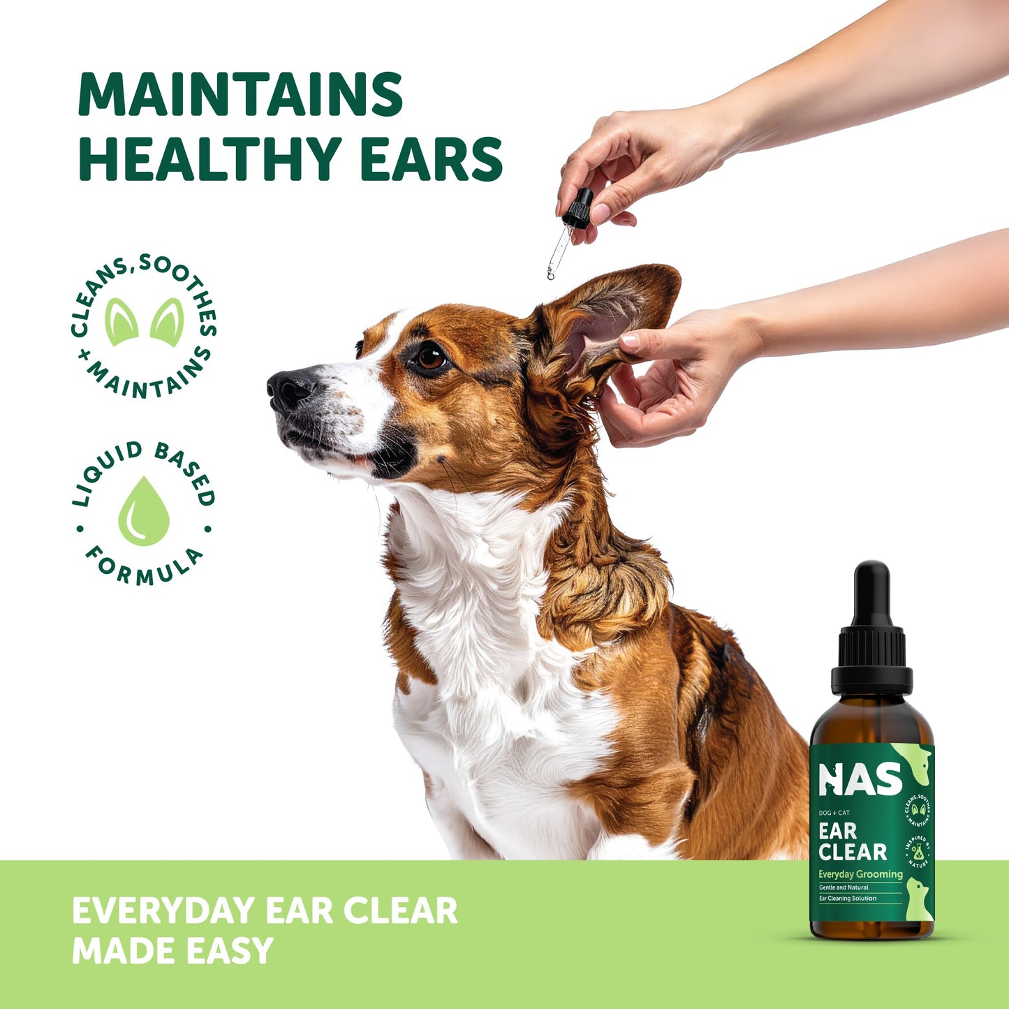 NAS Dog & Cat Ear Clear Drops