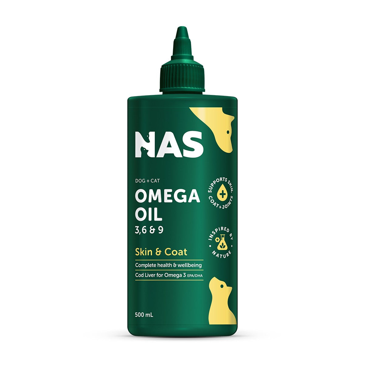 NAS Omega Oil 3 6 & 9 Supplement for Dogs, Cats & Horses