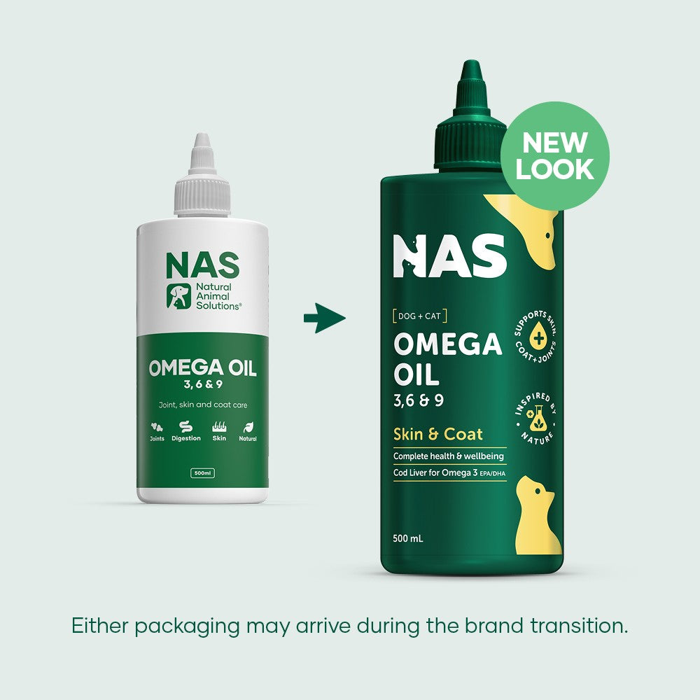 NAS Omega Oil 3 6 & 9 Supplement for Dogs, Cats & Horses