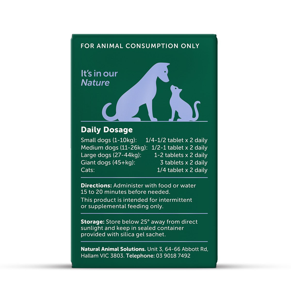 NAS Calm Dog & Cat Supplement