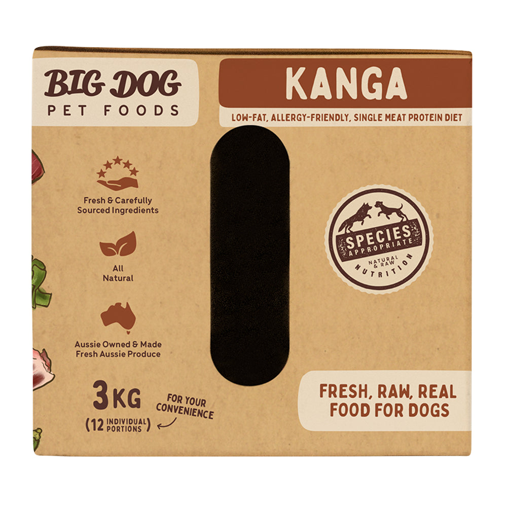 Big Dog Roo Frozen Raw Dog Food 3kg