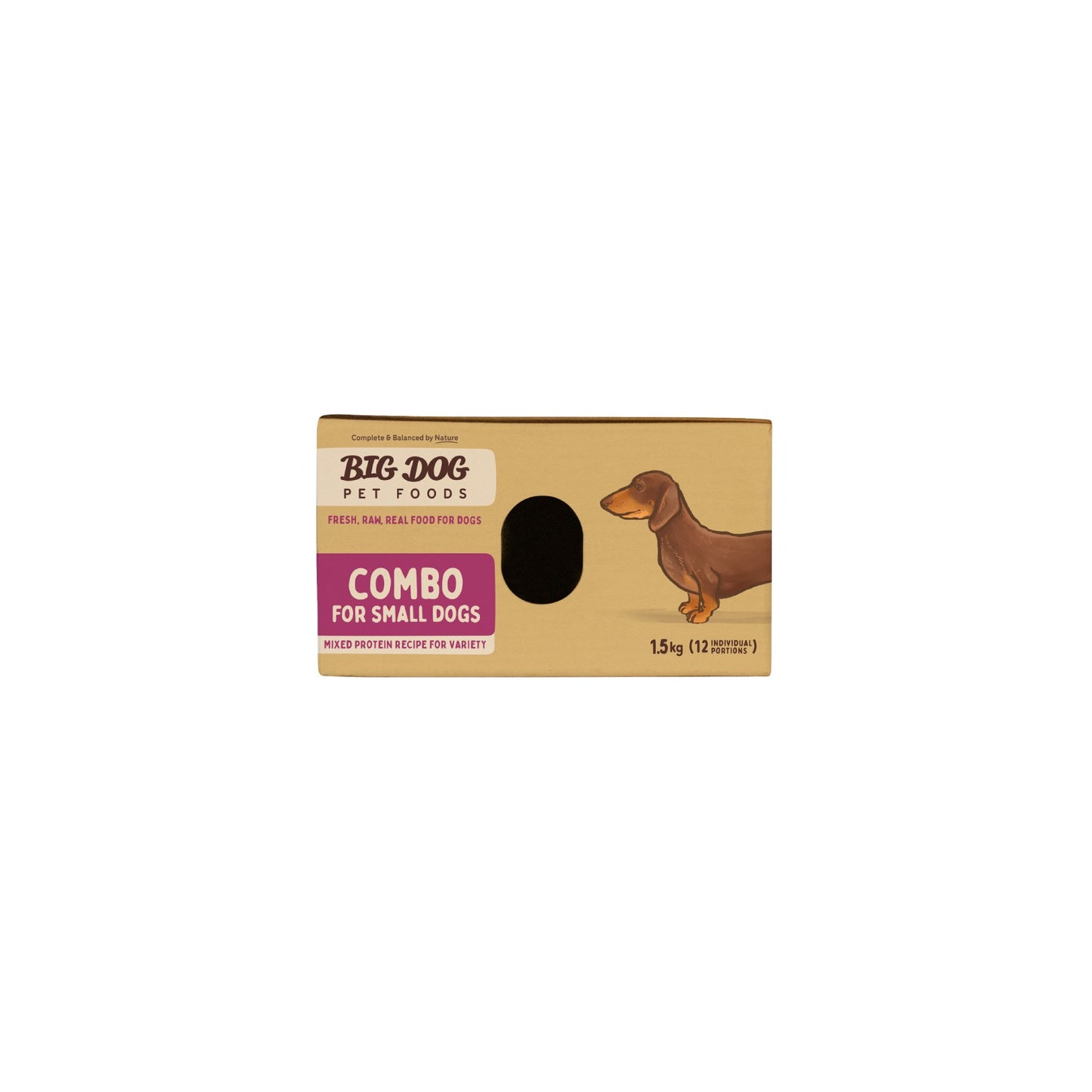 Big Dog BARF Small Dog Combo Raw Dog Food