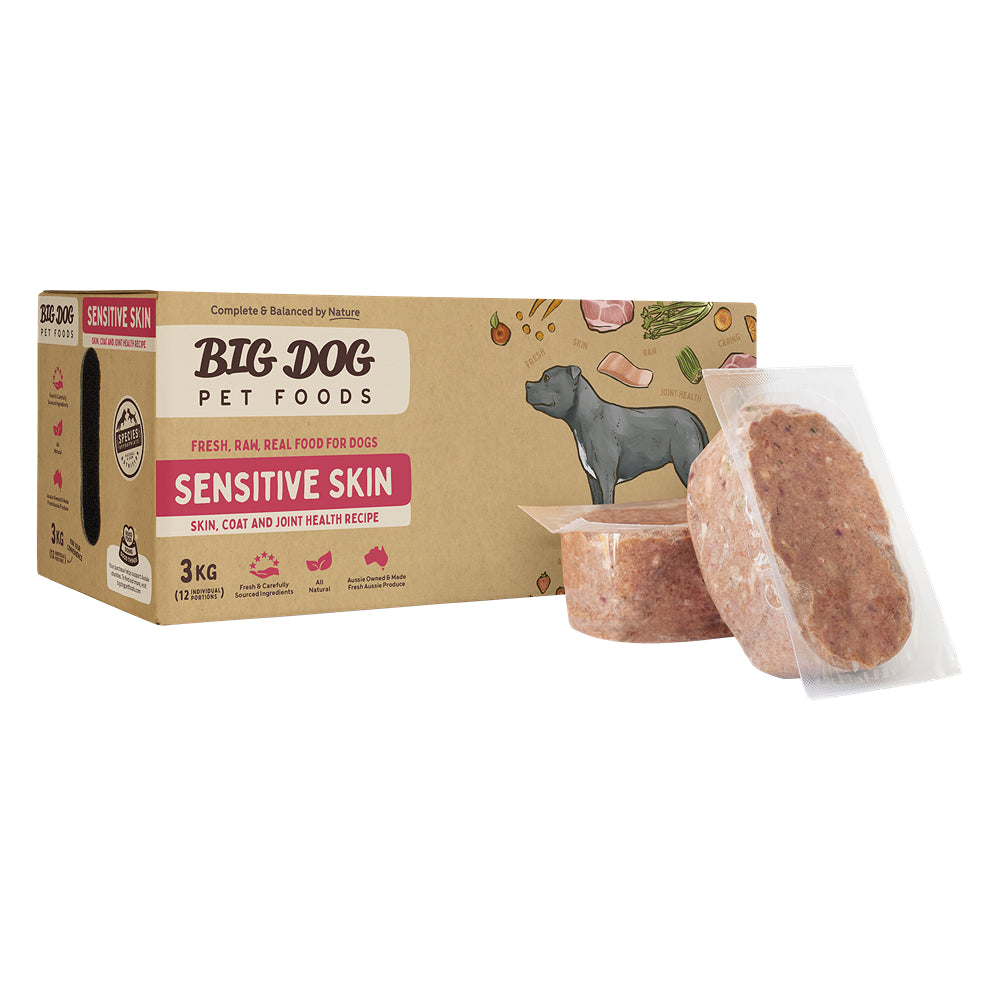 Big Dog Sensitive Skin Frozen Raw Dog Food 3kg