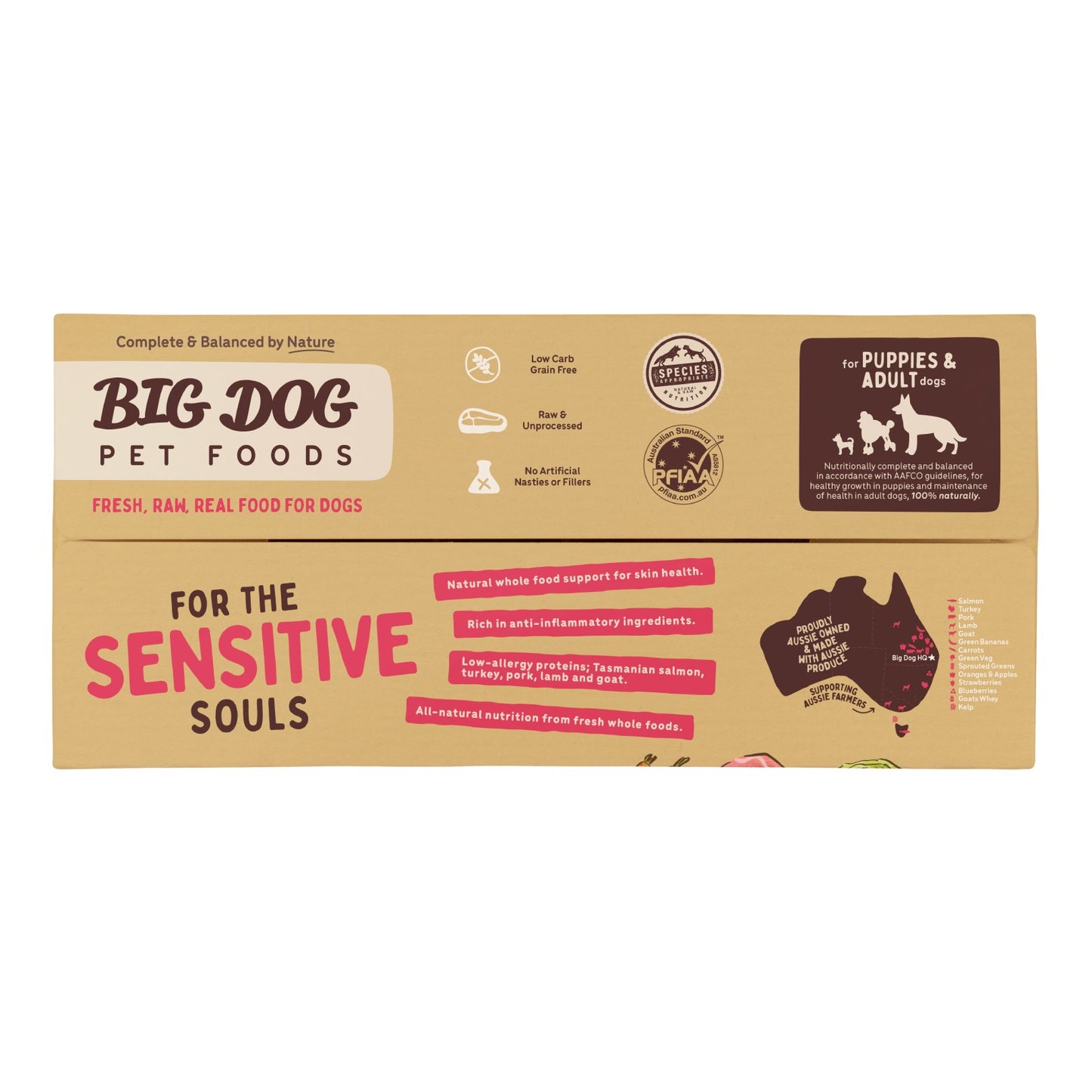 Big Dog BARF Sensitive Skin Diet Raw Dog Food