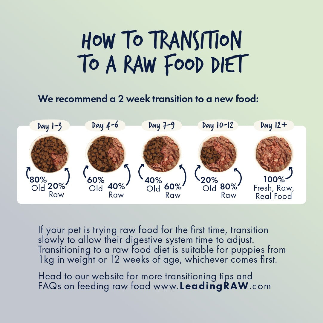 Leading Raw BARF Adult Life Stage Diet Frozen Dog Food