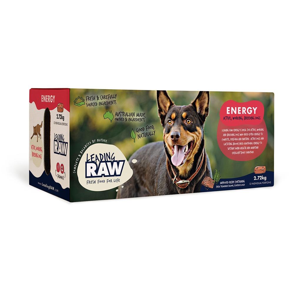 Leading Raw Energy Life Stage Diet Wet Dog Food 2.72kg