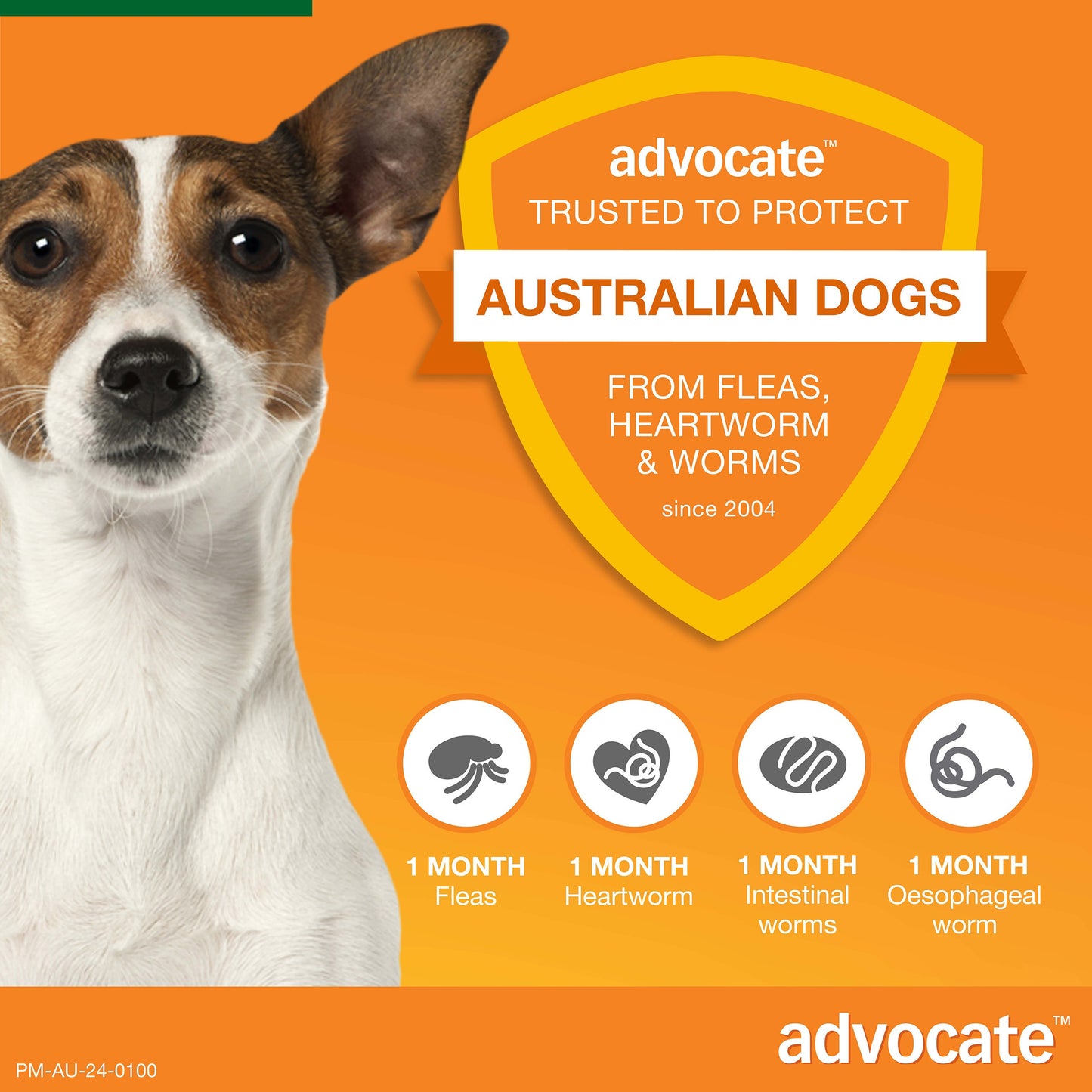 Advocate Green Spot-On Flea & Worming Treatment <4kg Dog