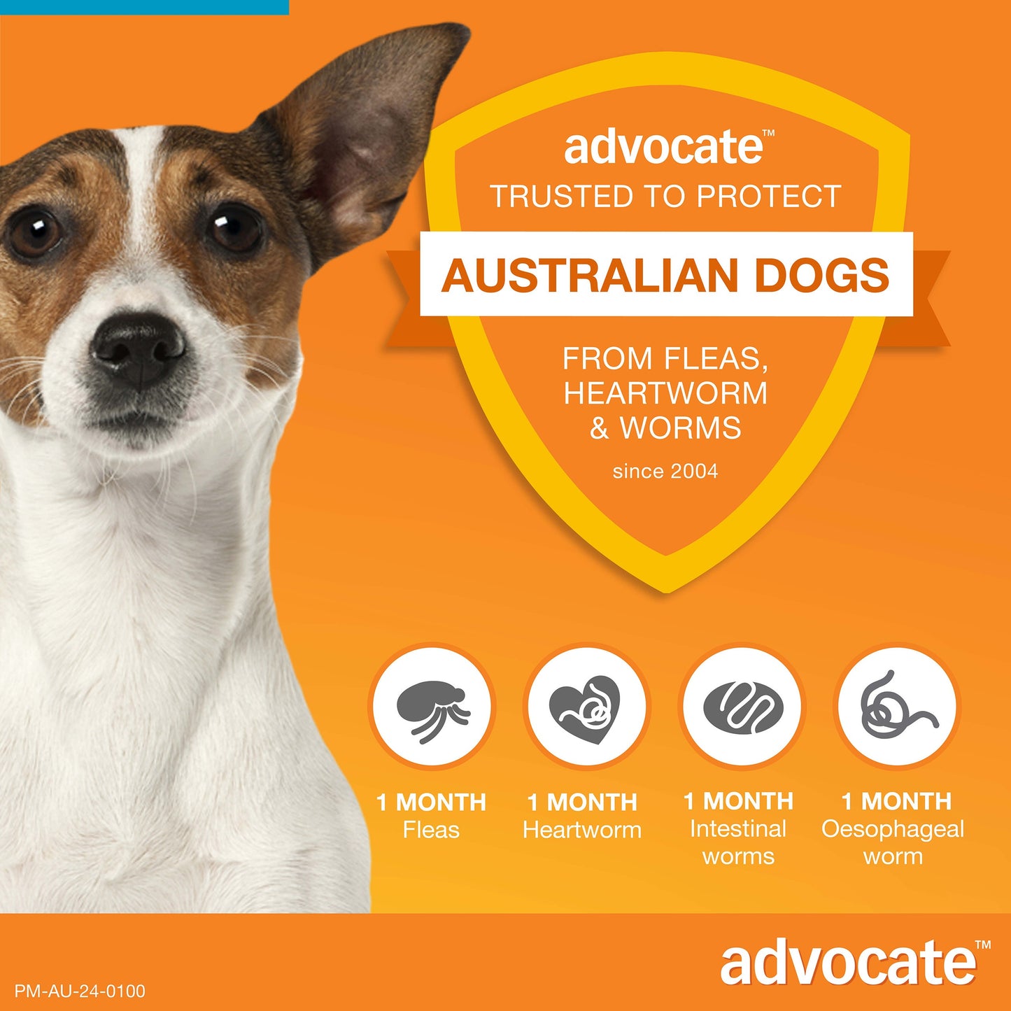 Advocate Aqua Spot-On Flea & Worming Treatment 4-10kg Dog