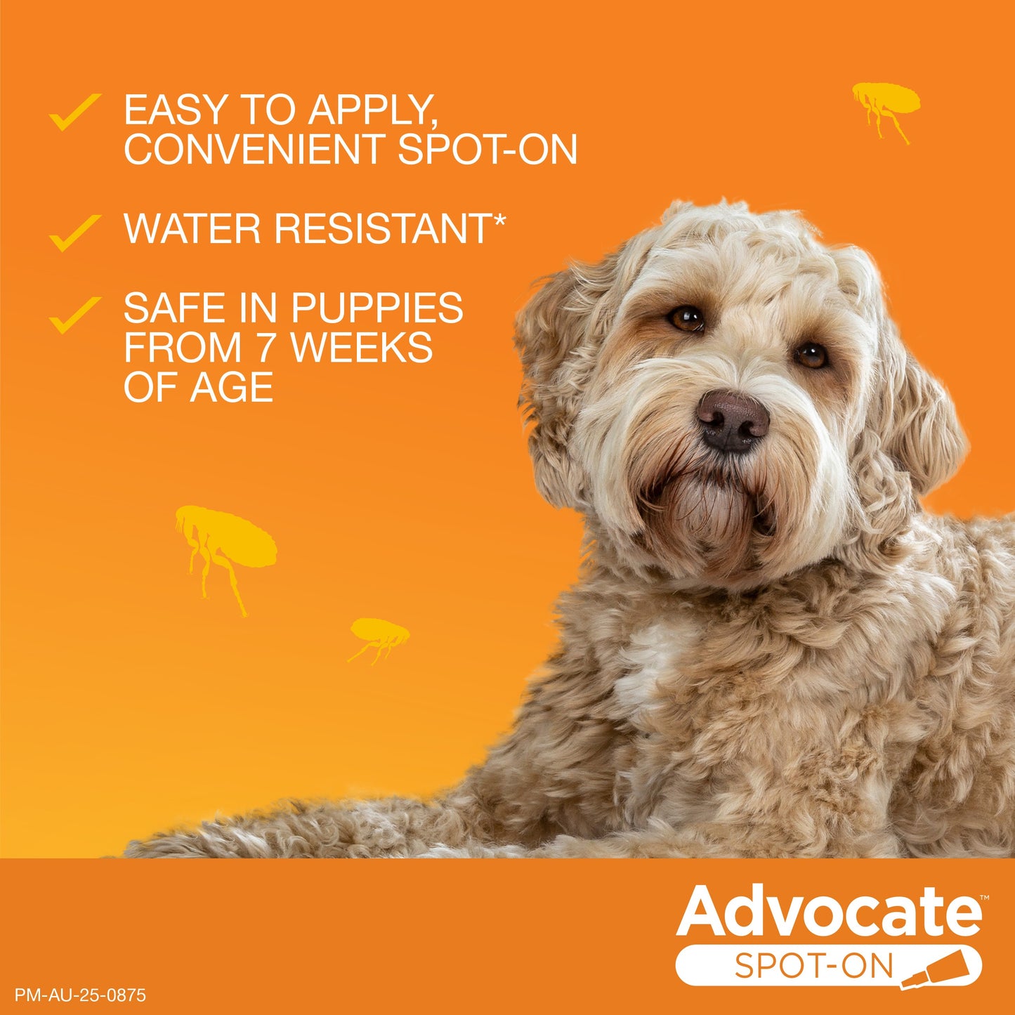 Advocate Red Spot-On Flea & Worming Treatment 10-25kg Dog