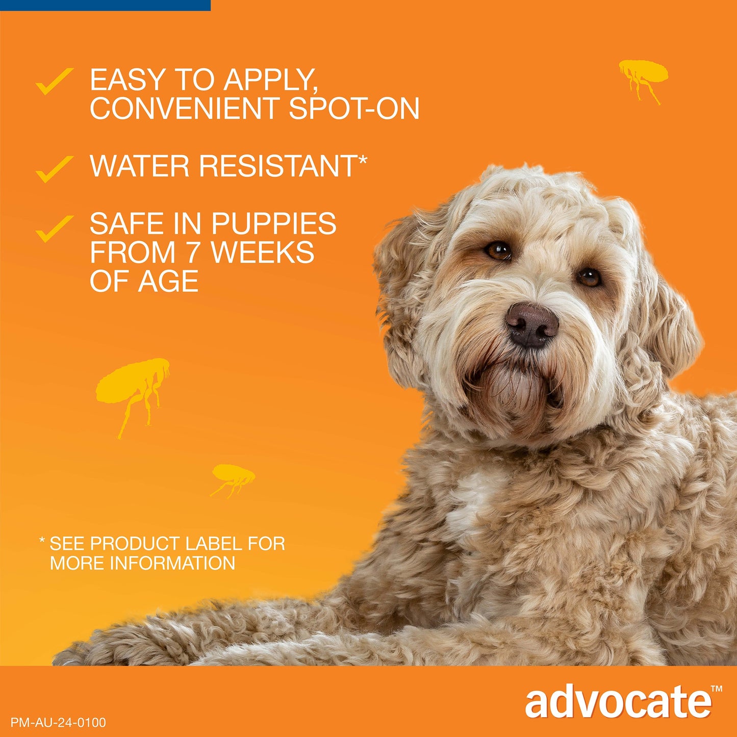 Advocate Blue Spot-On Flea & Worming Treatment 25kg+ Dog