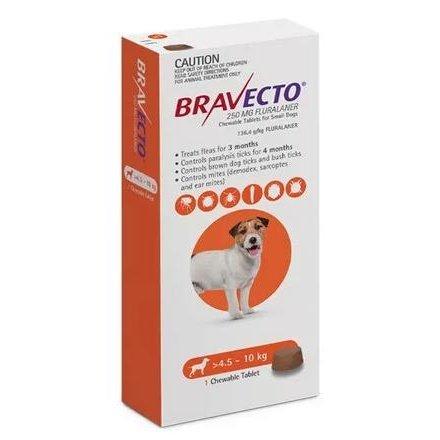 BRAVECTO Flea & Tick Chew Treatment 4.5-10Kg Dog