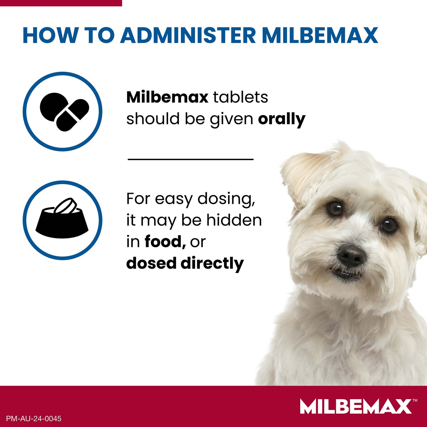 Milbemax Allwormer <5kg Dog 2pk