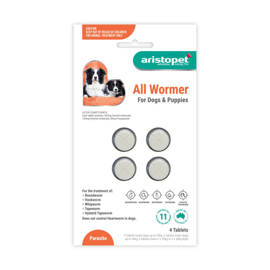 Aristopet Dog & Puppy All Wormer Tablets