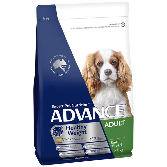 Advance Weight Control Toy & Small Breed Adult Chicken Dry Dog Food 2.5kg