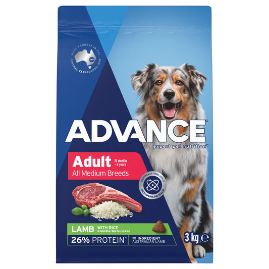 Advance Medium Breed Adult Lamb & Rice Dry Dog Food