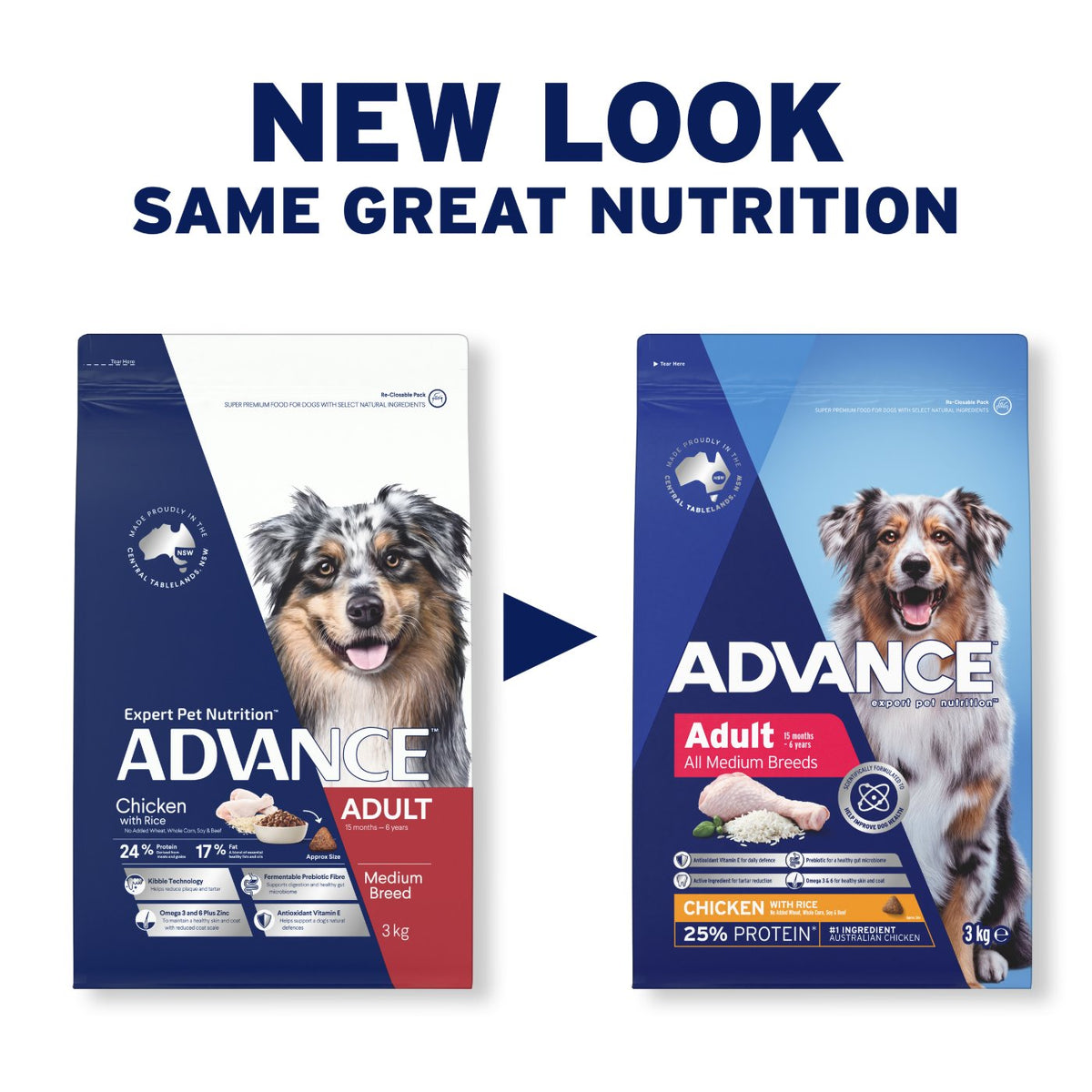 Advance Medium Breed Adult Chicken & Rice Dry Dog Food