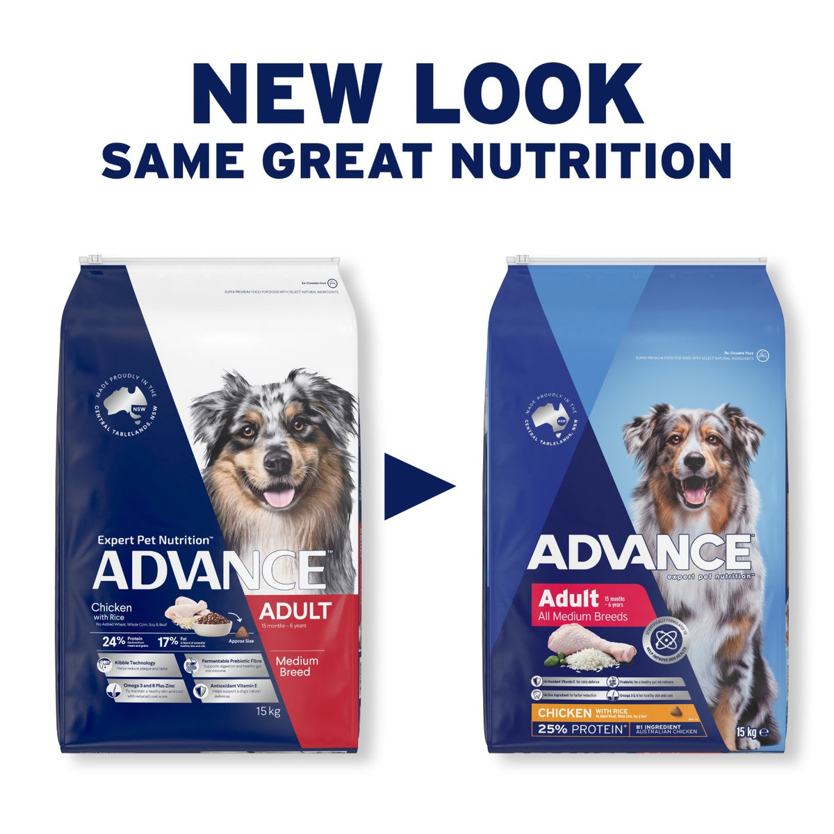 Advance Medium Breed Adult Chicken & Rice Dry Dog Food