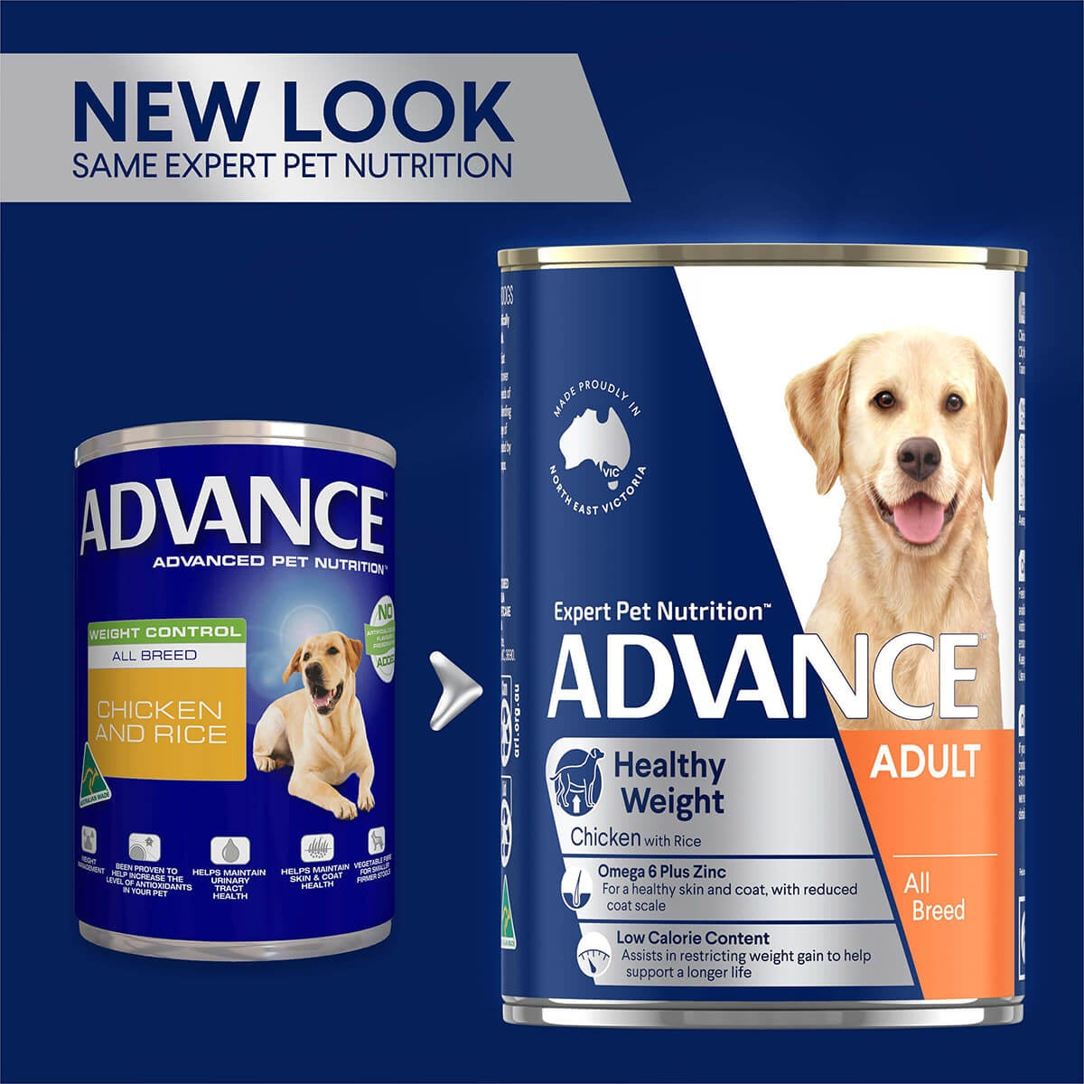 Advance Adult Healthy Weight Chicken & Rice Wet Dog Food