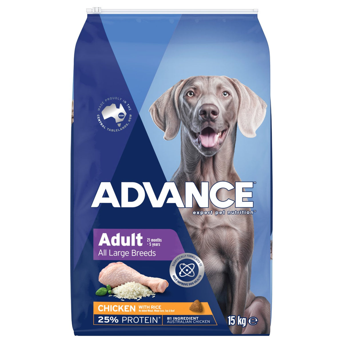 Advance Large Breed Adult Chicken & Rice Dry Dog Food