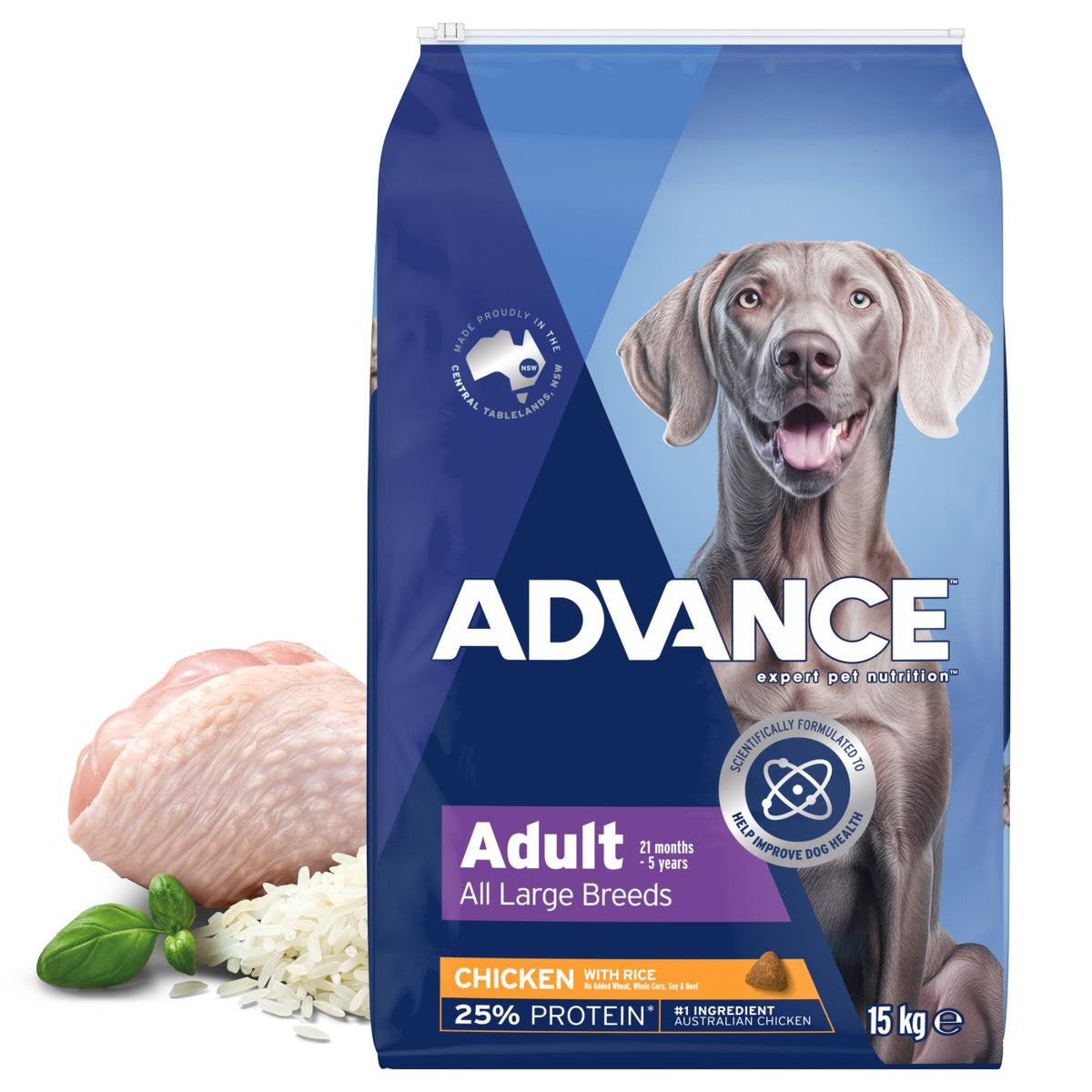 Advance Large Breed Adult Chicken & Rice Dry Dog Food