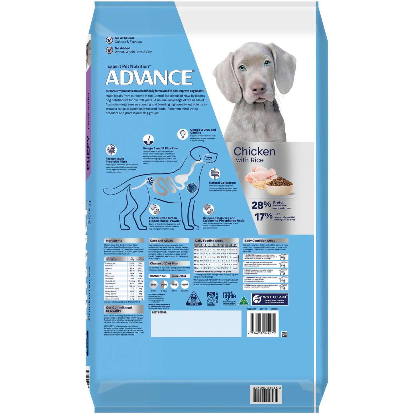 Advance Large Breed Puppy Dry Dog Food