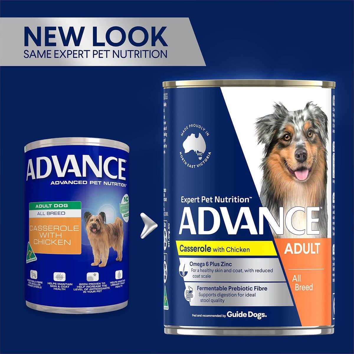 Advance Adult Casserole with Chicken Wet Dog Food