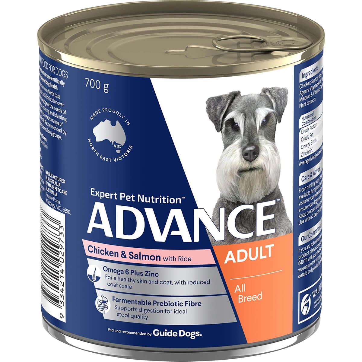 Advance Adult Chicken, Salmon & Rice Wet Dog Food