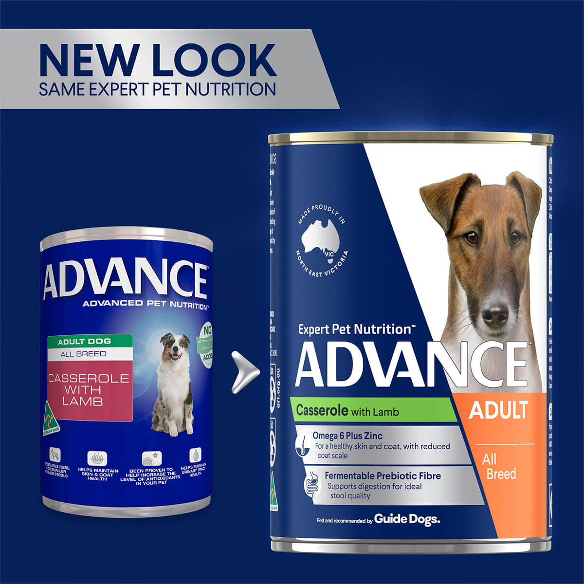 Advance Adult Casserole with Lamb Wet Dog Food 410G