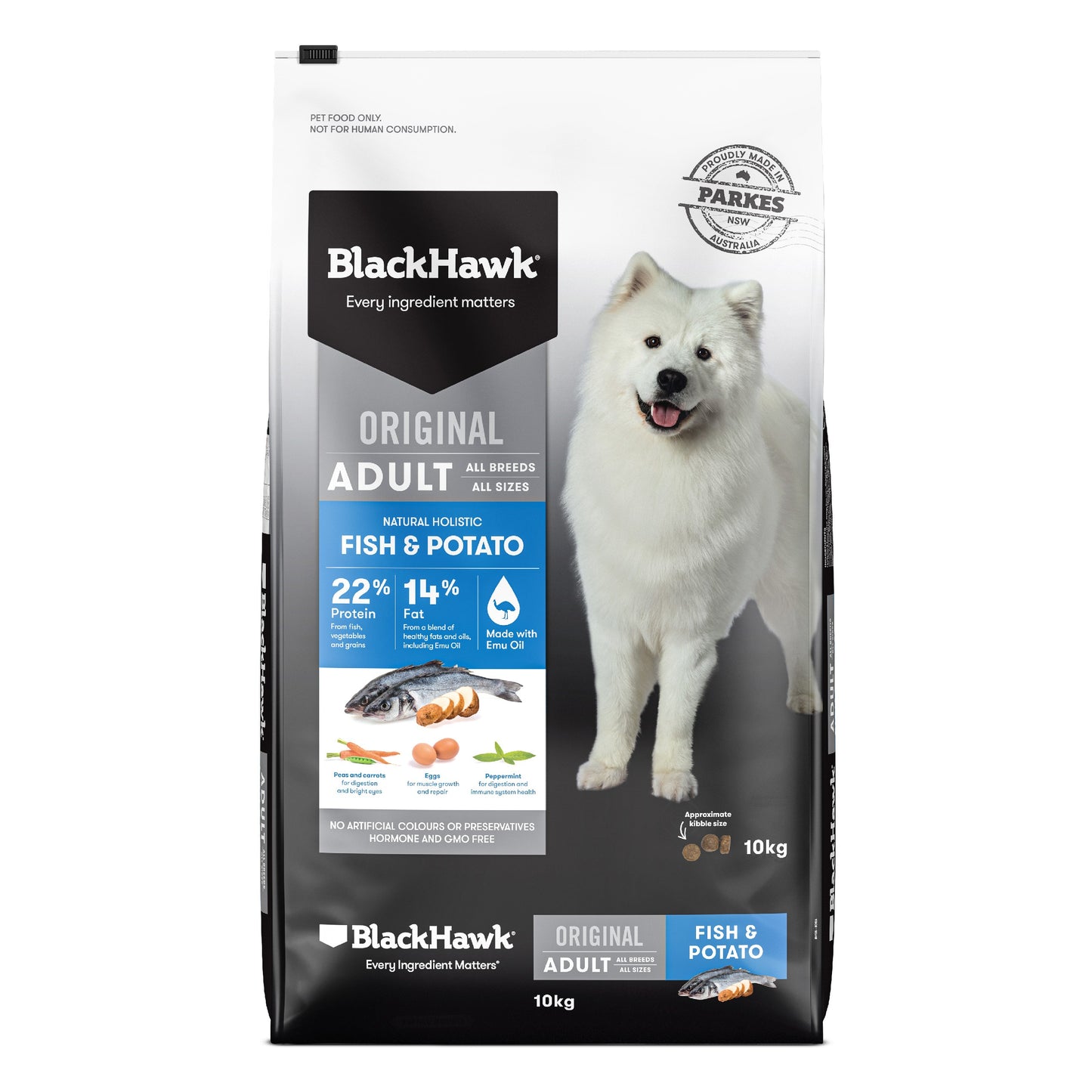 Black Hawk Original Fish & Potato Adult Dry Dog Food