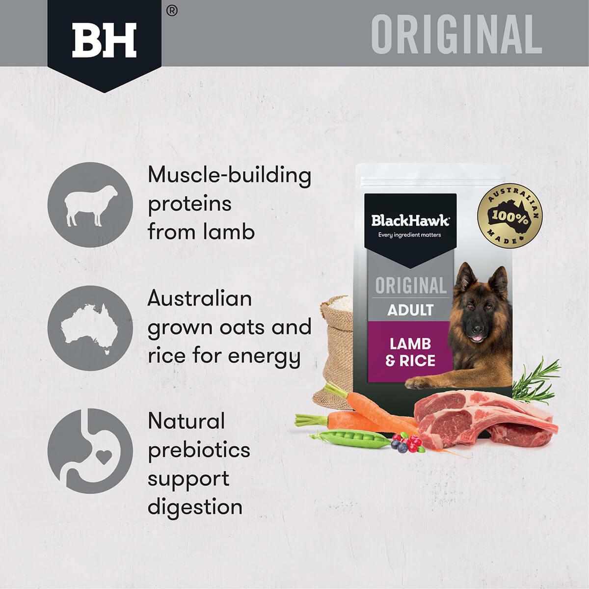 Black Hawk Original Lamb & Rice Adult Dry Dog Food