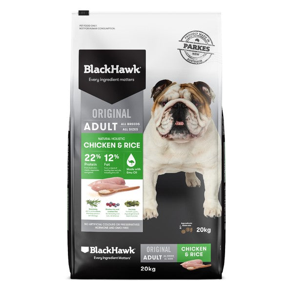 Black Hawk Original Chicken & Rice Adult Dry Dog Food
