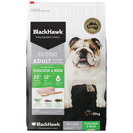 Black Hawk Original Adult Chicken & Rice Dry Dog Food