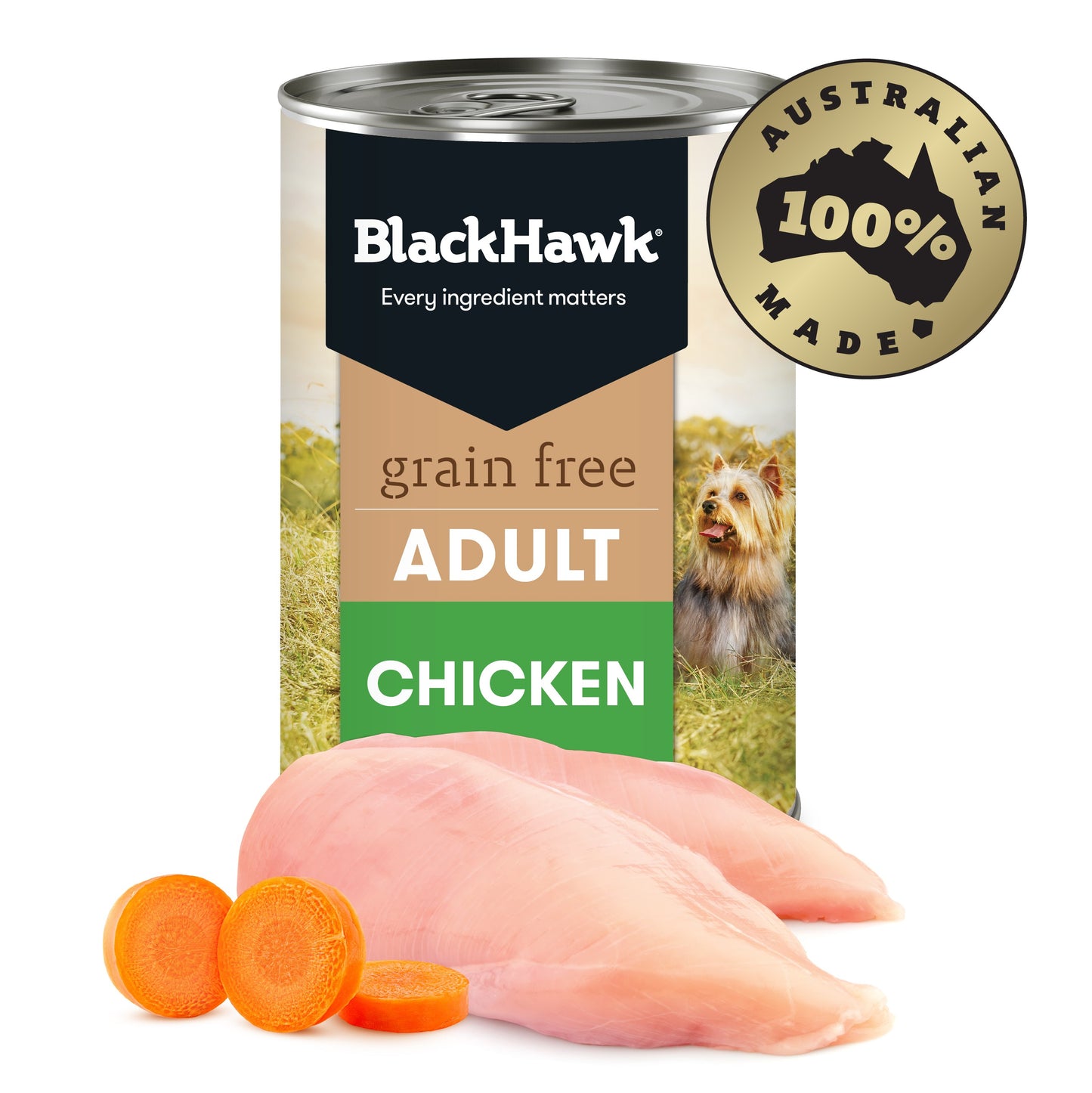 Black Hawk Grain Free Adult Chicken Wet Dog Food