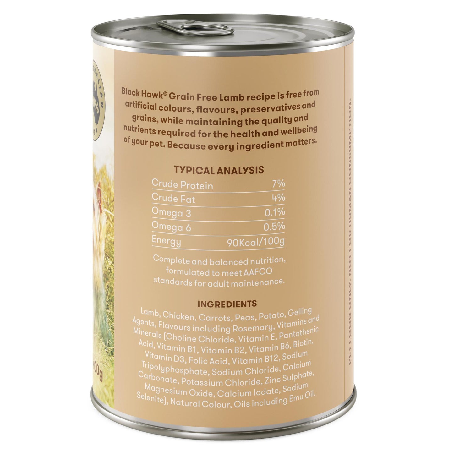Black Hawk Grain Free Adult Lamb Wet Dog Food
