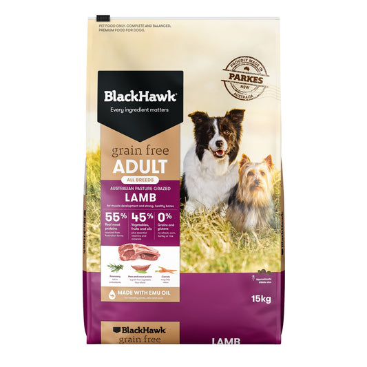 Black Hawk Grain Free Adult Lamb Dry Dog Food