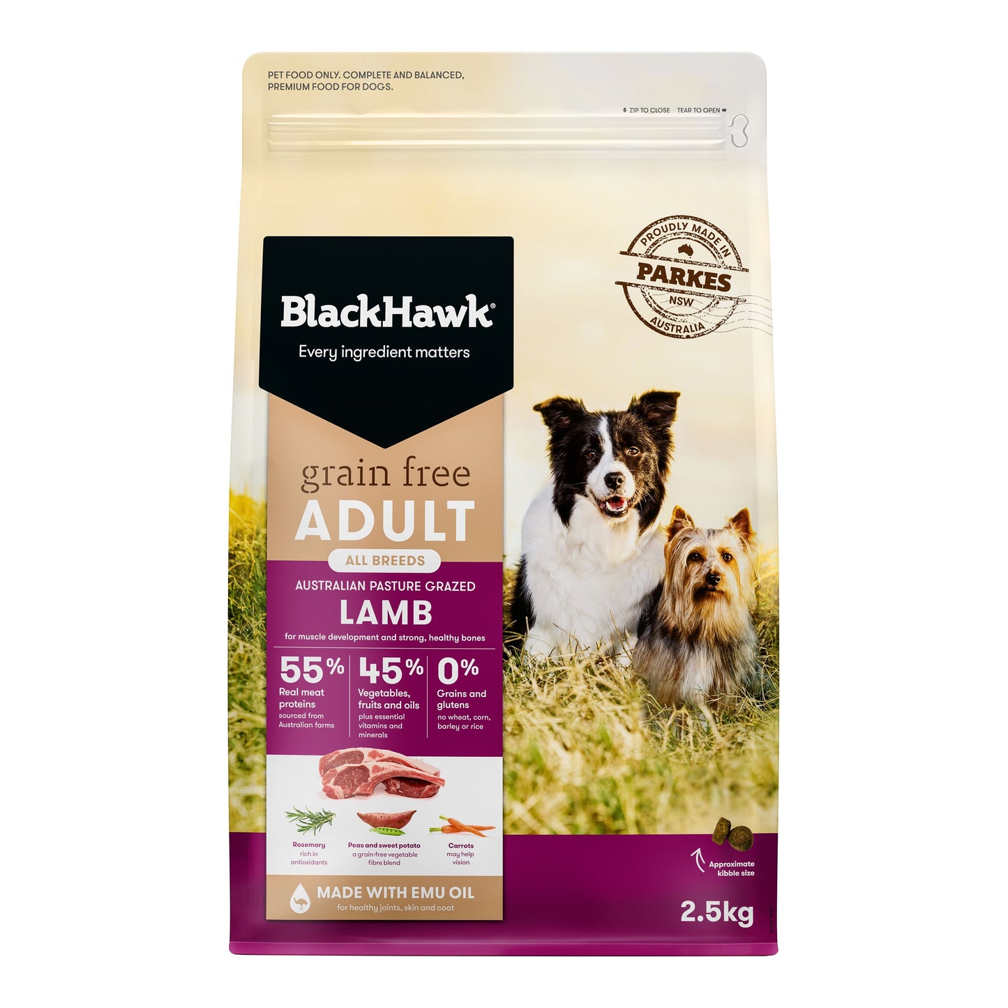 Black Hawk Grain Free Adult Lamb Dry Dog Food