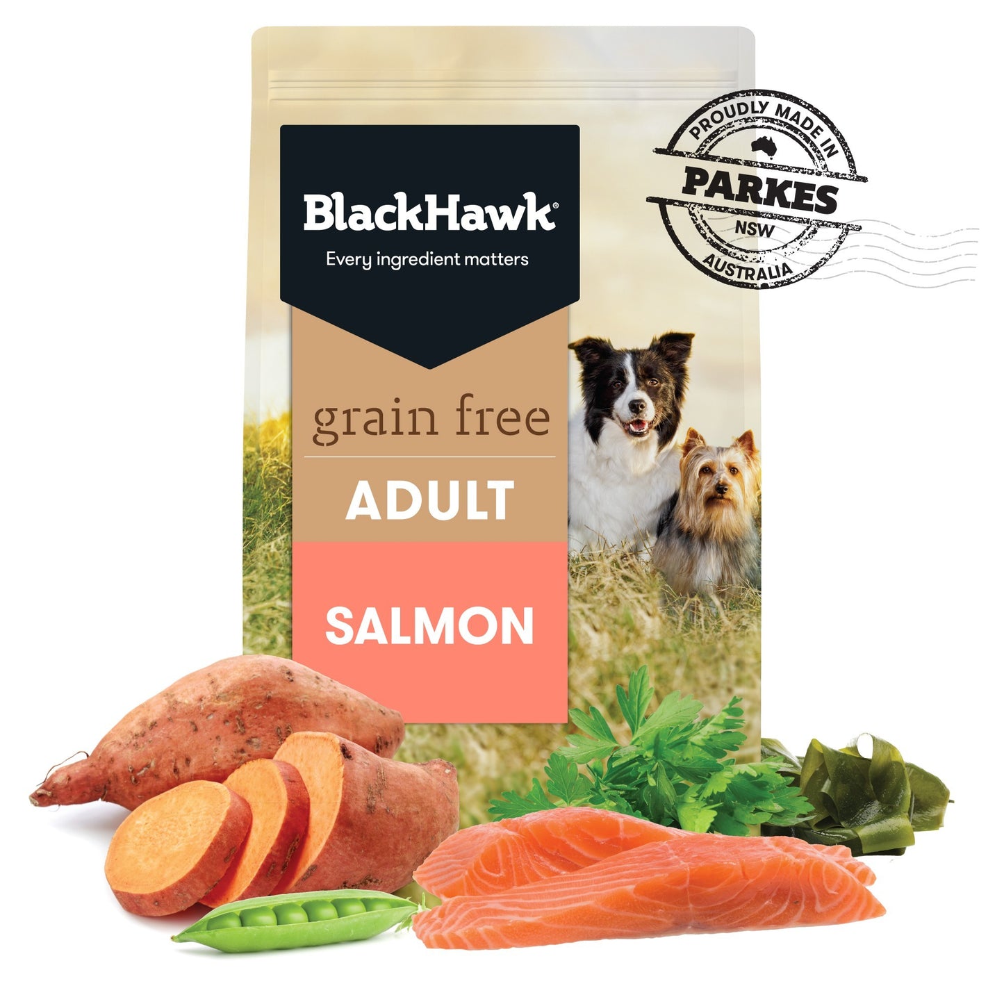Black Hawk Grain Free Adult Salmon Dry Dog Food