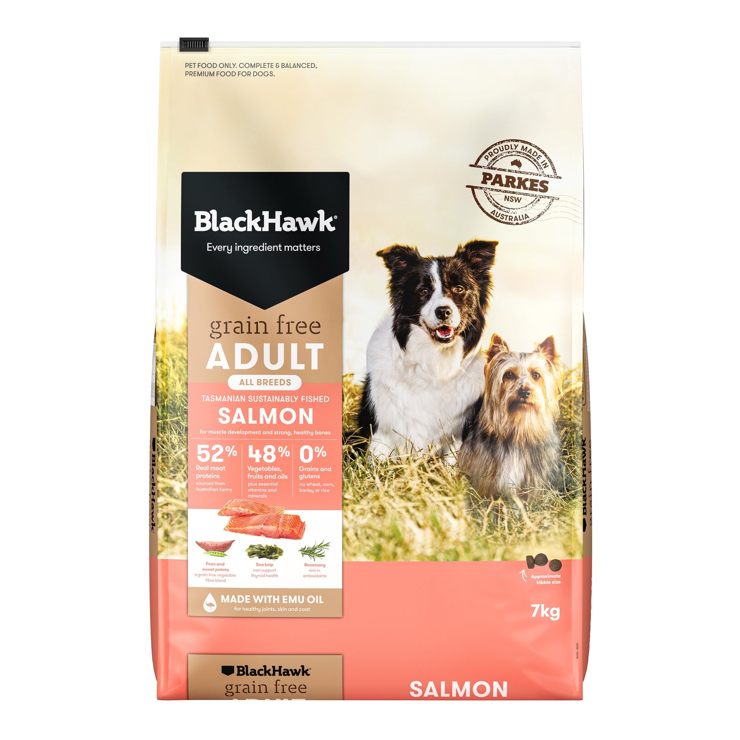 Black Hawk Grain Free Adult Salmon Dry Dog Food