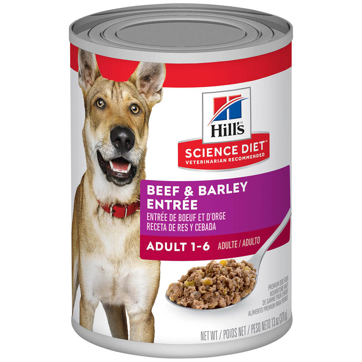 Hill's Science Diet Adult Beef & Barley Wet Dog Food 370G