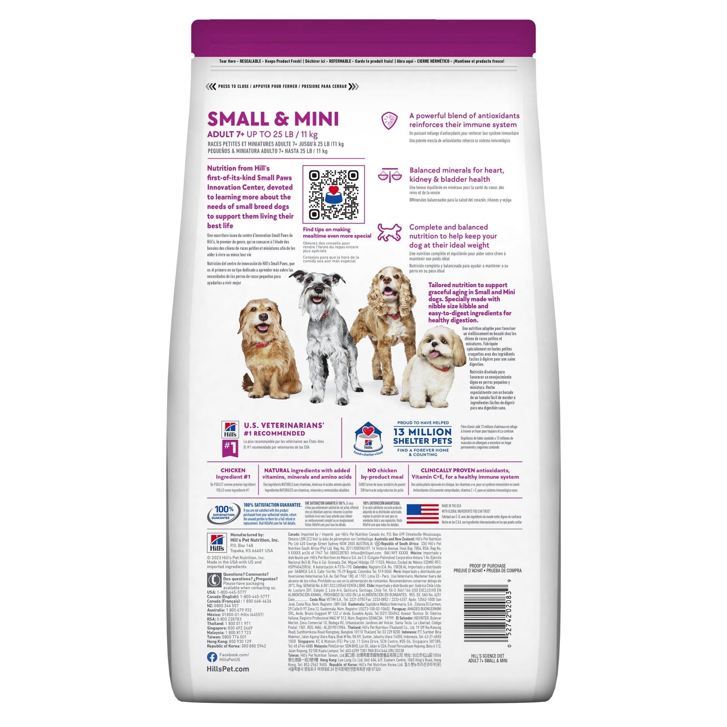 Hill's Science Diet Adult Small & Mini 7+ Dry Dog Food