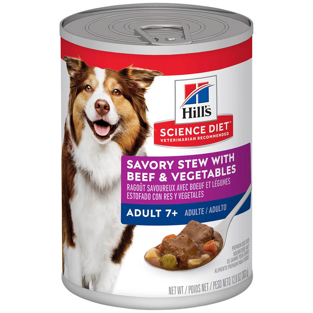 Hill's Science Diet Senior Beef Wet Dog Food 363G