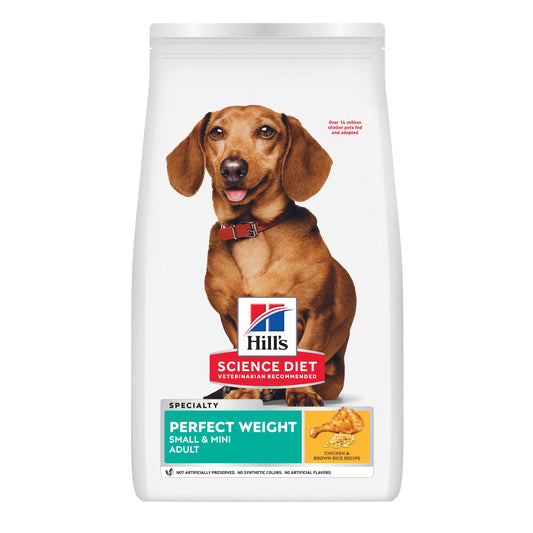 Hill's Science Diet Small & Mini Breed Perfect Weight Adult Chicken Dry Dog Food