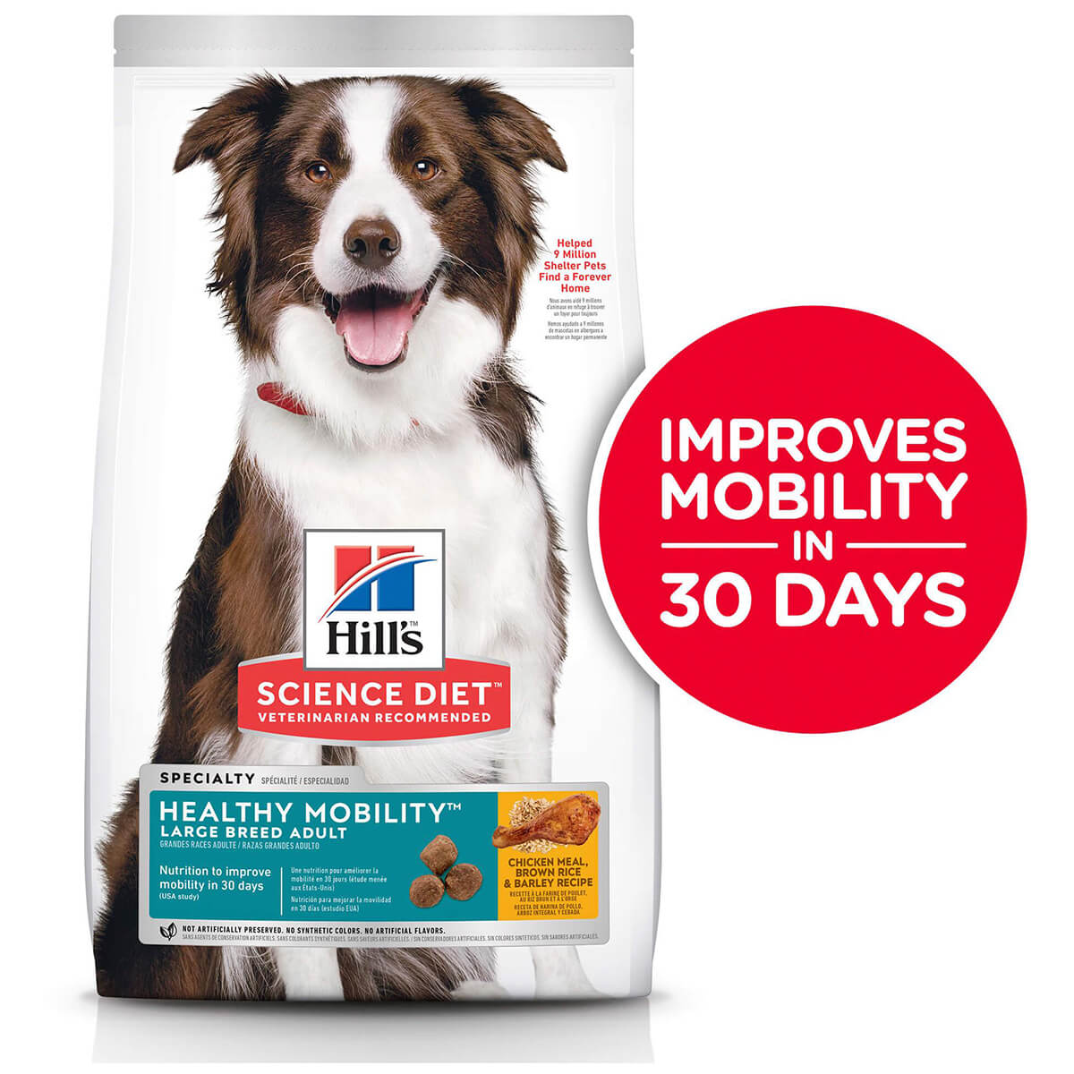 Hill's Science Diet Large Breed Healthy Mobility Adult Chicken Dry Dog Food 12kg