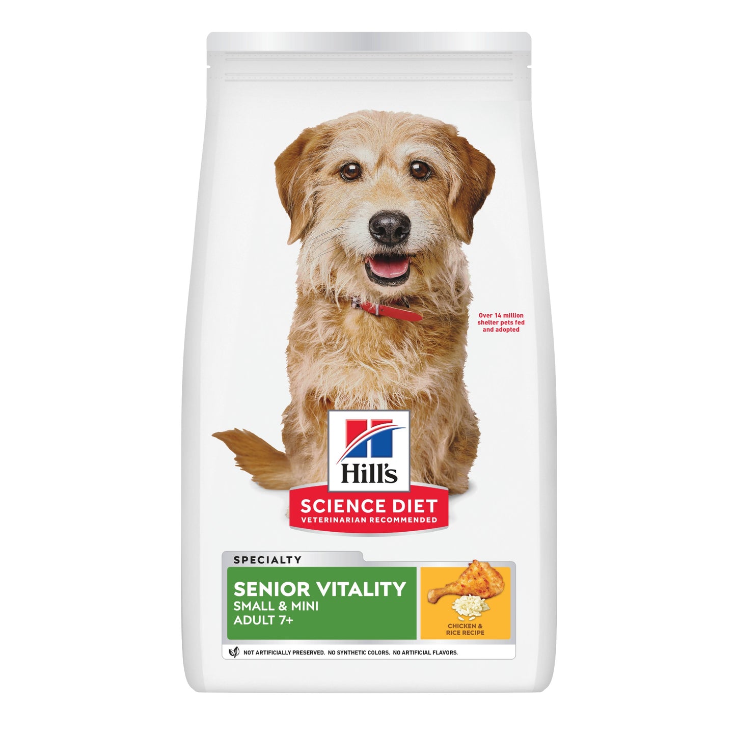 Hill's Science Diet Senior Vitality Small & Mini Senior Chicken Dry Dog Food 1.58kg