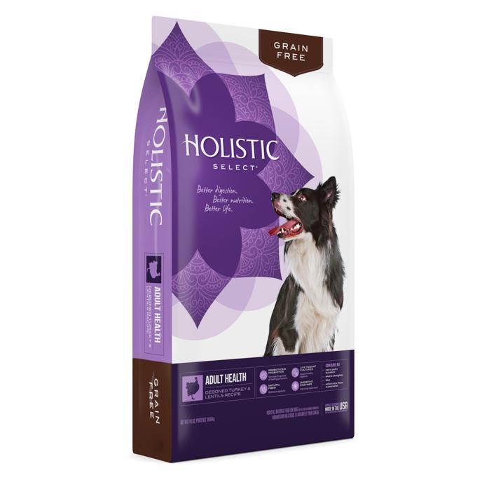 Holistic Select Grain Free Health Turkey & Lentils Dry Dog Food