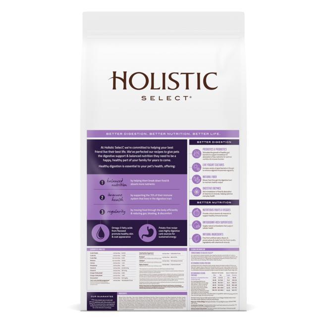 Holistic Select Grain Free Health Turkey & Lentils Dry Dog Food