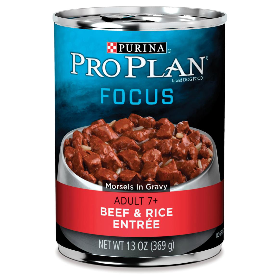 Pro Plan Senior Beef and Rice Entrée Wet Dog Food 368g