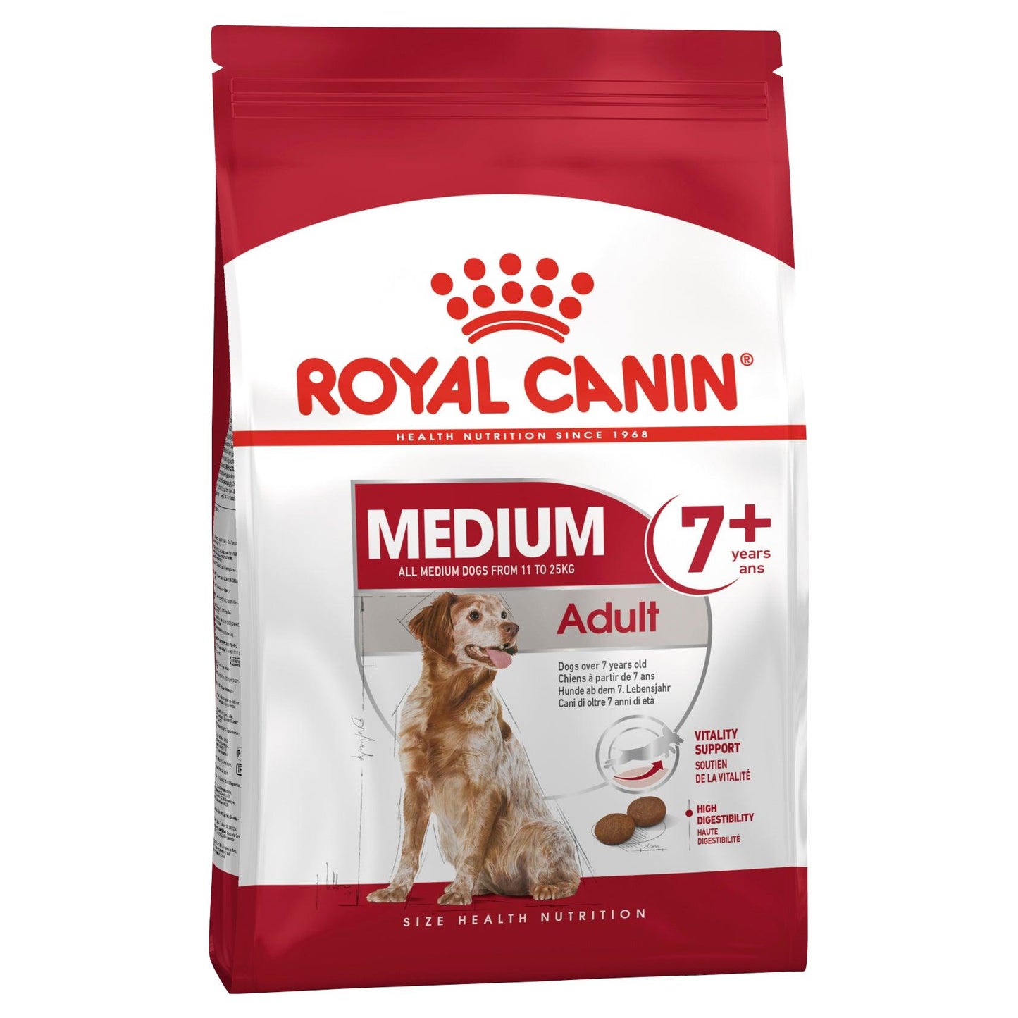 Royal Canin Medium Breed Senior Chicken Dry Dog Food 15kg