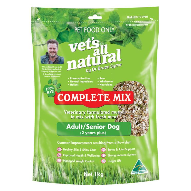 Vets All Natural Complete Mix Adult & Senior Dry Dog Food